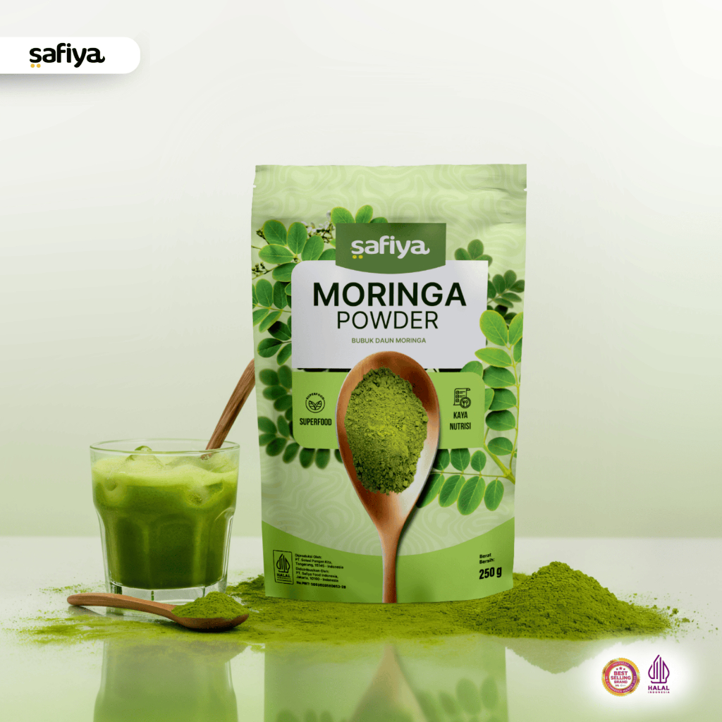Safiya Daun Kelor 250 Gram Moringa Bubuk 100% Murni Premium