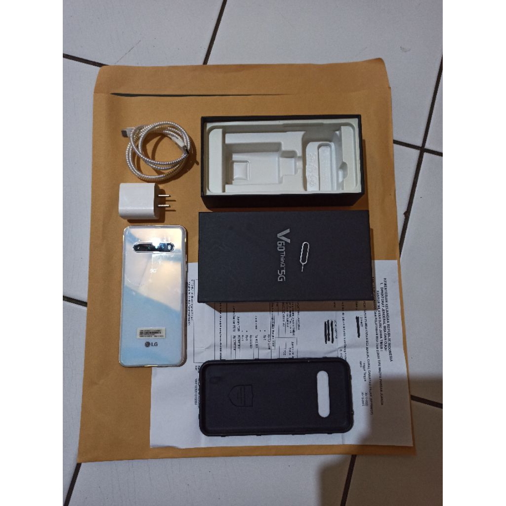 LG V60 Thinq limited edition ram 8/256 giga resmi Beacukai
