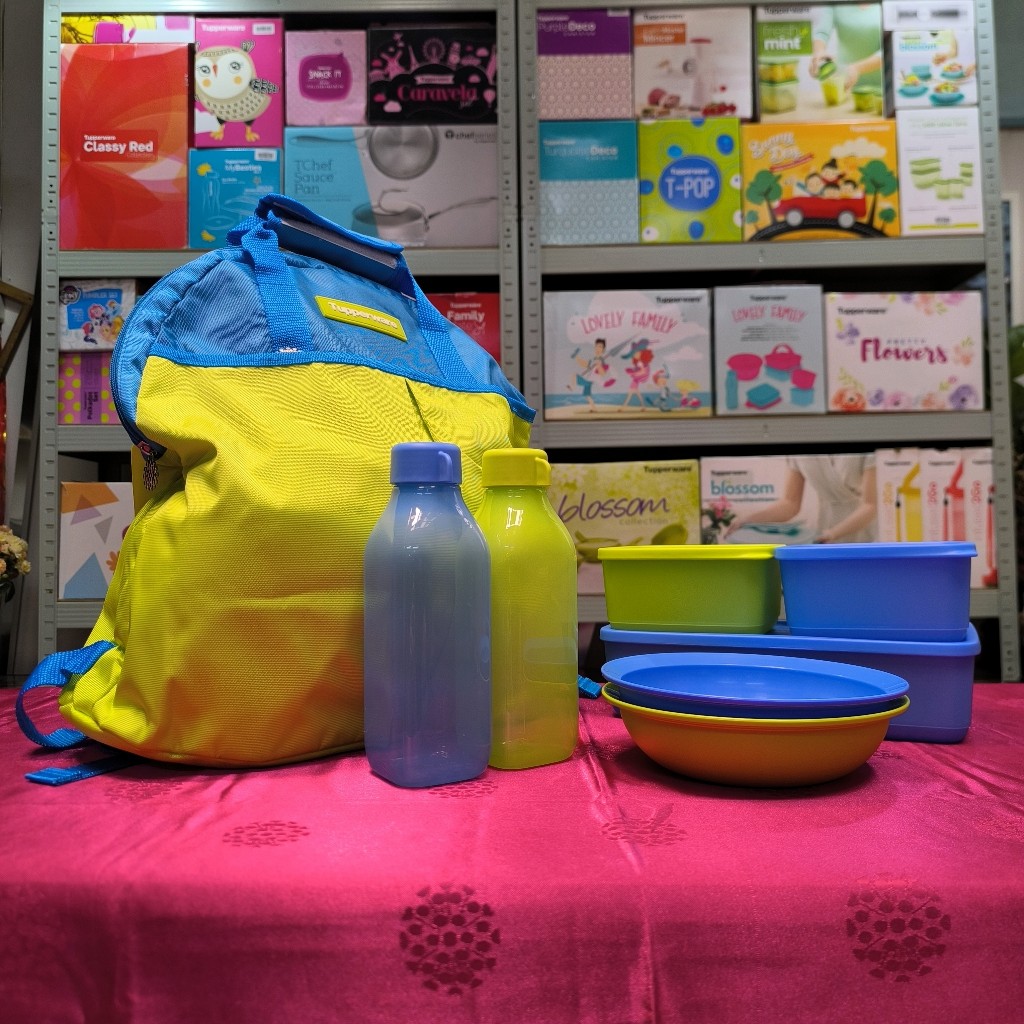 Tupperware T For 2 Set | Wadah Bekal 2 orang