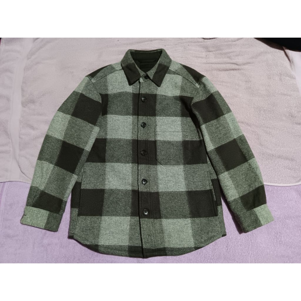 Uniqlo wool plaid jacket