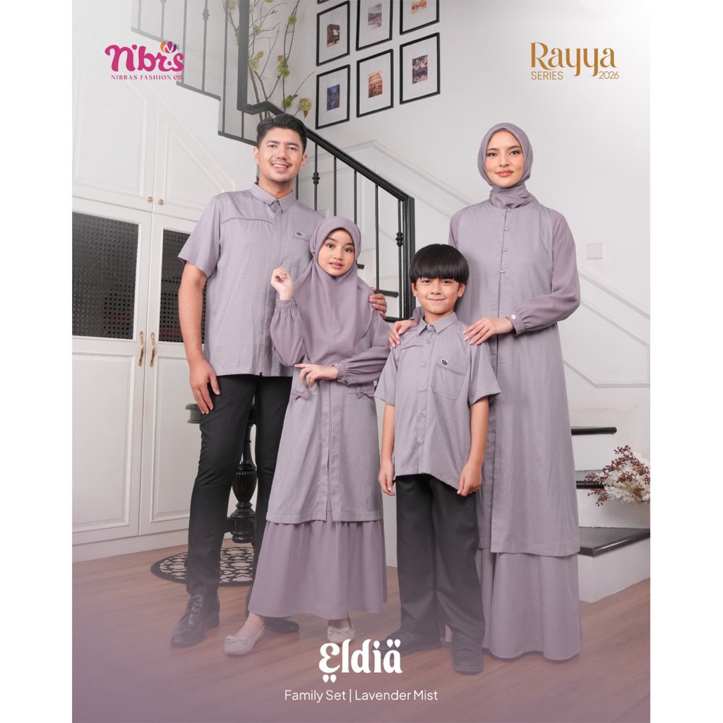ELDIA Sarimbit Nibras ELDIA Lavender Mist original nibras Rayya series ELDIA LAVENDER MIST