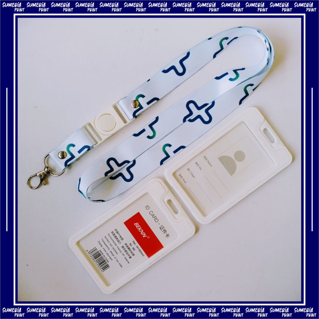 Lanyard Tali Gantungan Id Card Rumah Sehat Untuk Jakarta (Putih)
