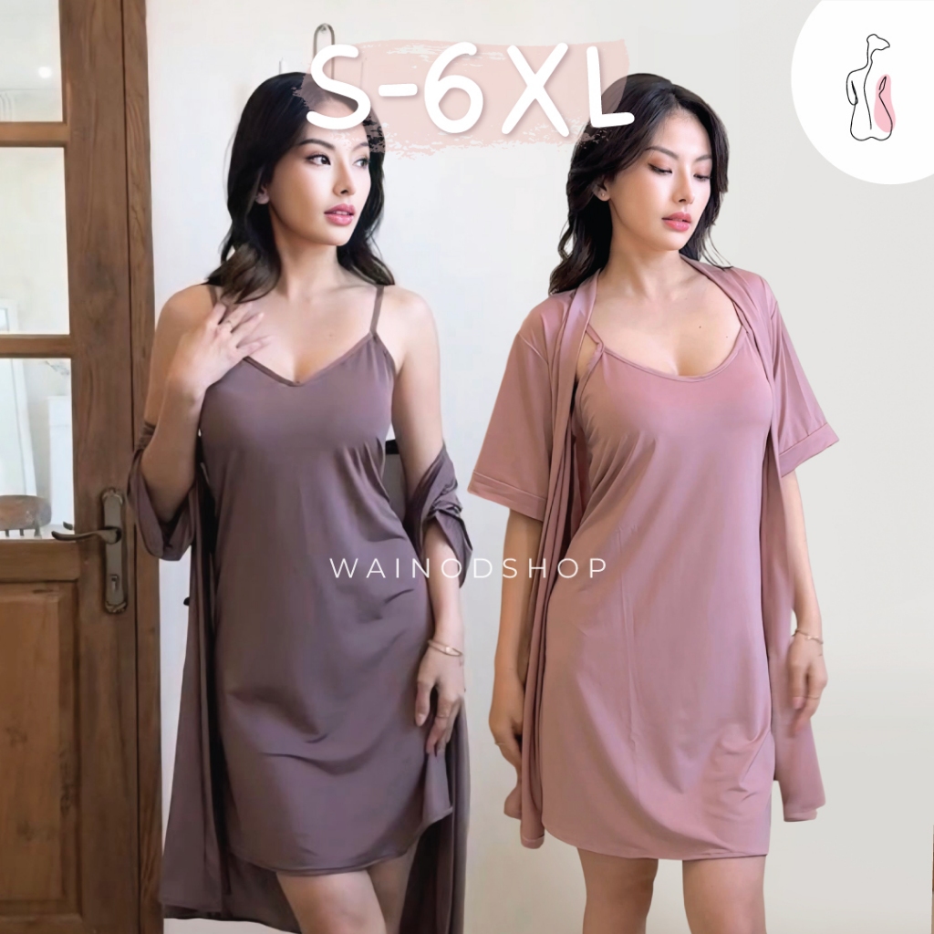 CHERLY S-6XL lingerie dress & kimono bigsize - WAINODSHOP