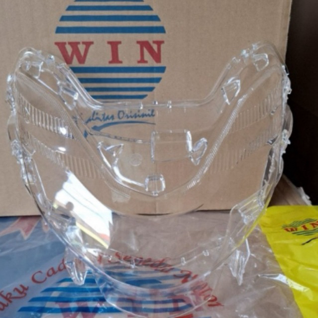 mika lampu depan yamaha mio gear/kaca lampu depan mio gear WIN