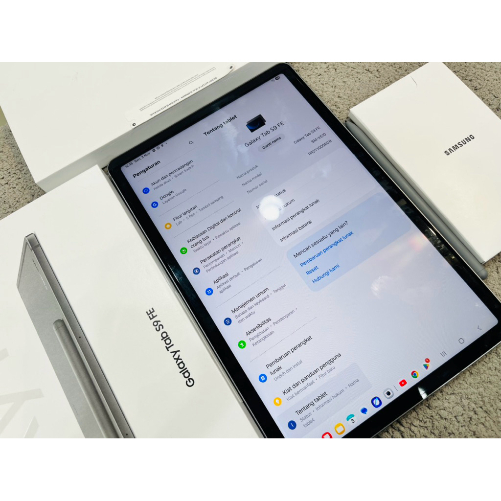 Samsung Tab S9 FE Ram 6/128gb Wifi Only