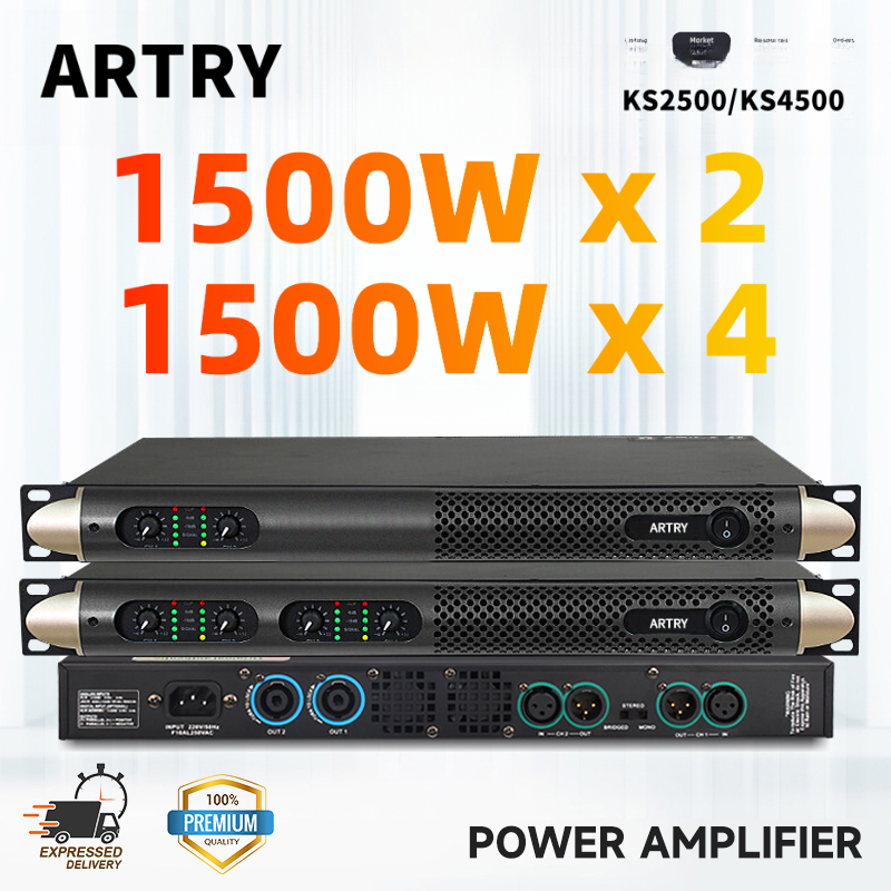 ARTRY KS2500/KS4500 Professional Power Amplifier Digital Power Amplifier Four/Two Channel Large Conf