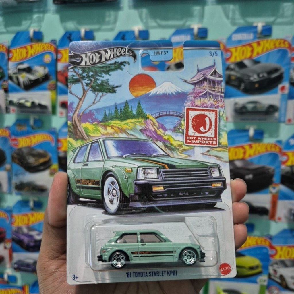 HOT WHEELS TOYOTA STARLET 1981
