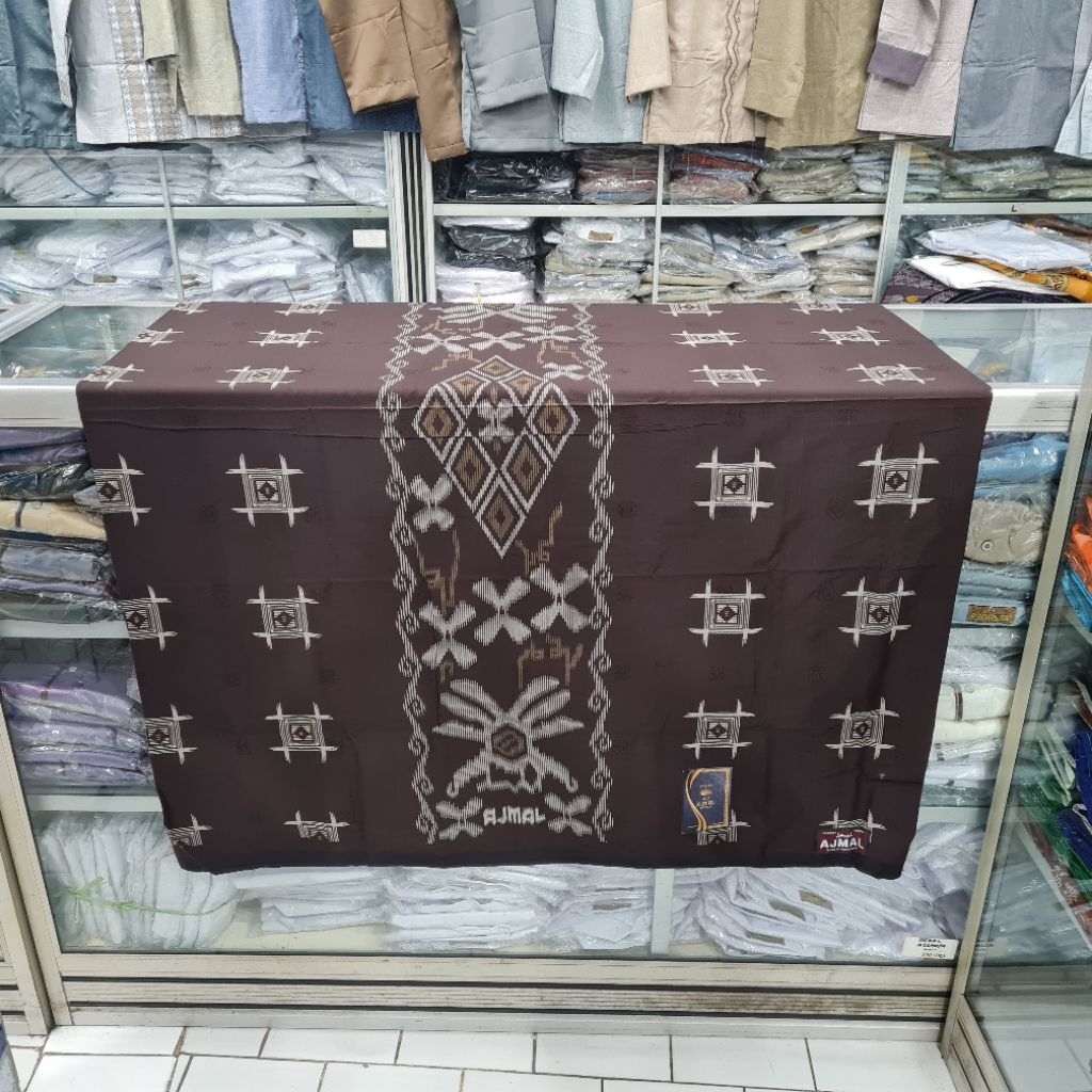 Sarung Pria Dewasa Ajmal Imperial Bahan Rayon Motif Pancingan Print