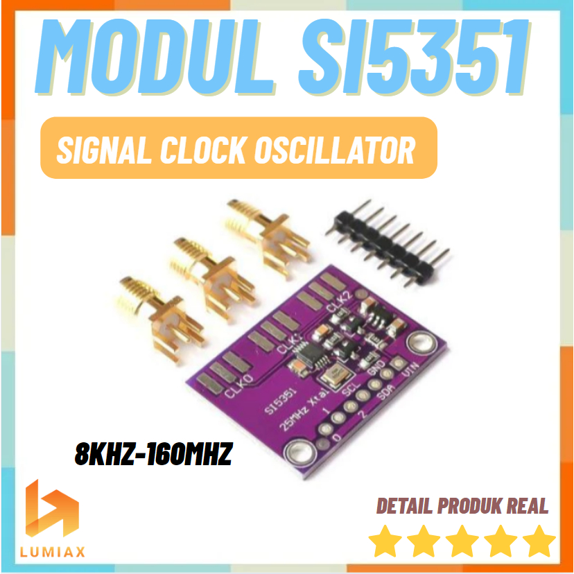 Modul SI5351 SI5351A Signal Clock Oscillator 8KHz-160MHz