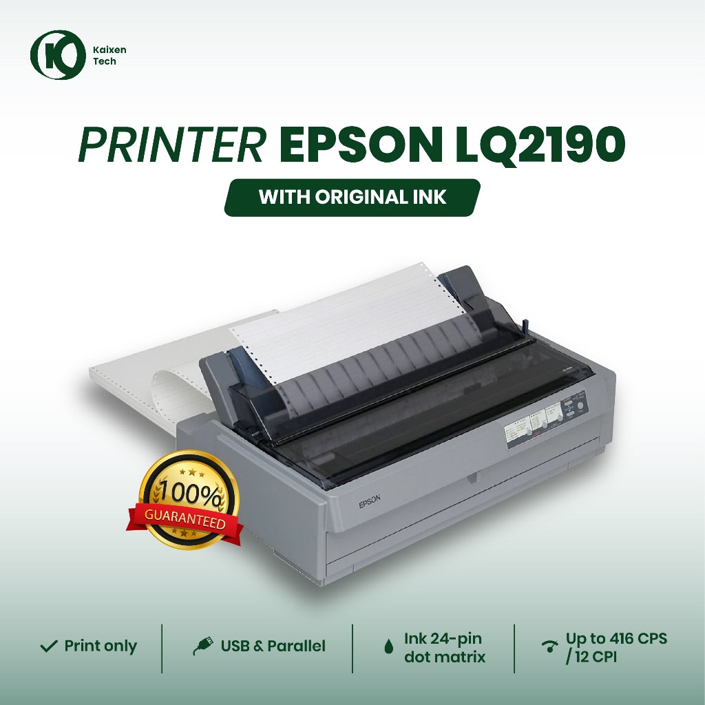 Printer Epson LQ2190 Garansi Distributor Dotmatrix Printer A3 Epson LQ-2190