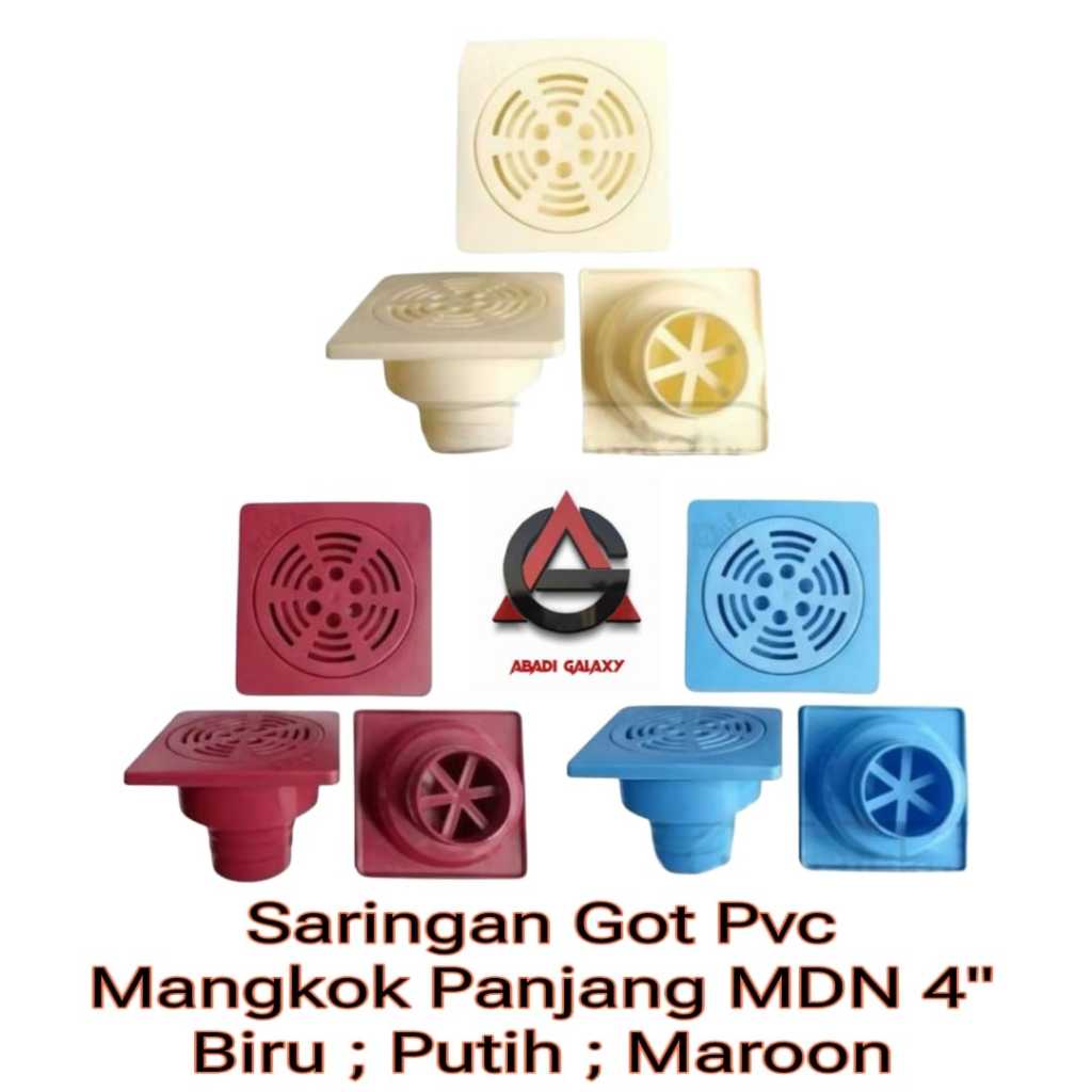Saringan Got Plastik / Saringan Got Pvc / Afur Kamar Mandi / Afur Pembuangan Kamar Mandi Mangkok Pan