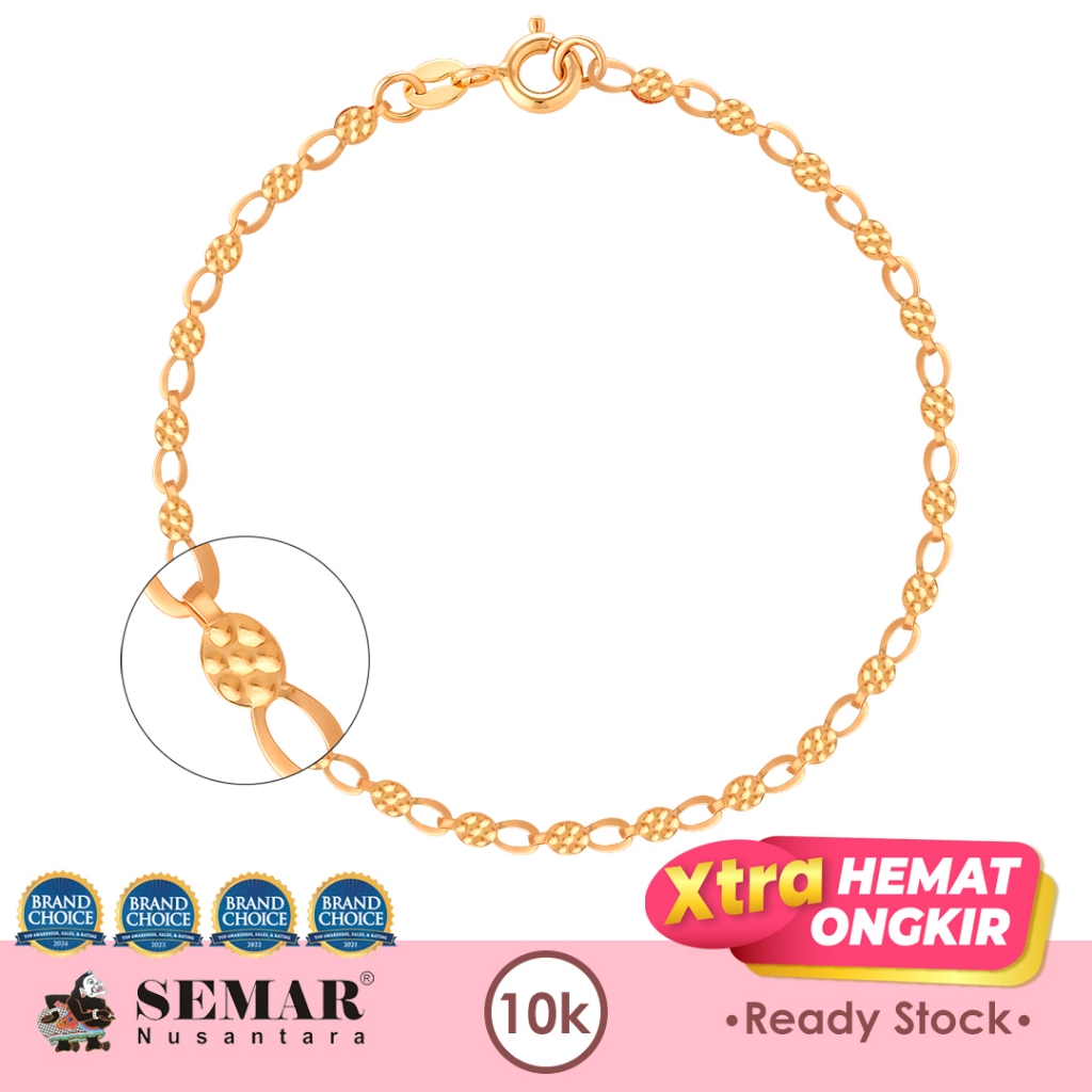 Semar Nusantara Gelang Emas Laurena Bracelet Gold 10K - Gelang Emas 10K