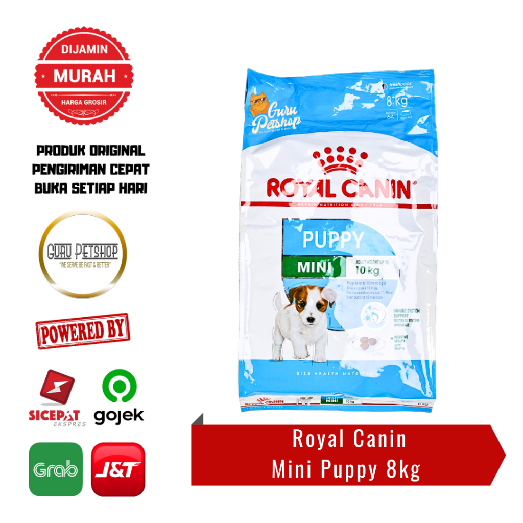 Royal Canin Mini Puppy 8Kg Dog Food Makanan Anjing Pom Shihtzu Yorkshire Maltese Chihuahua Anakan