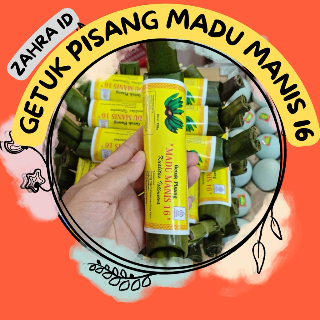 GETUK PISANG MADU MANIS 16 RAJA NANGKA KHAS TULUNGAGUNG (harga per pcs)