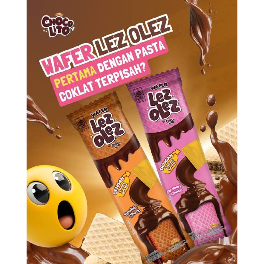 Lez Olez Wafer by Chocolito 1 pack isi 10
