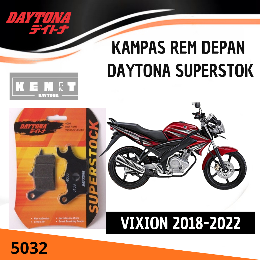 KAMPAS REM DEPAN DAYTONA VIXION 2018-2022 RACING ORIGINAL 5032