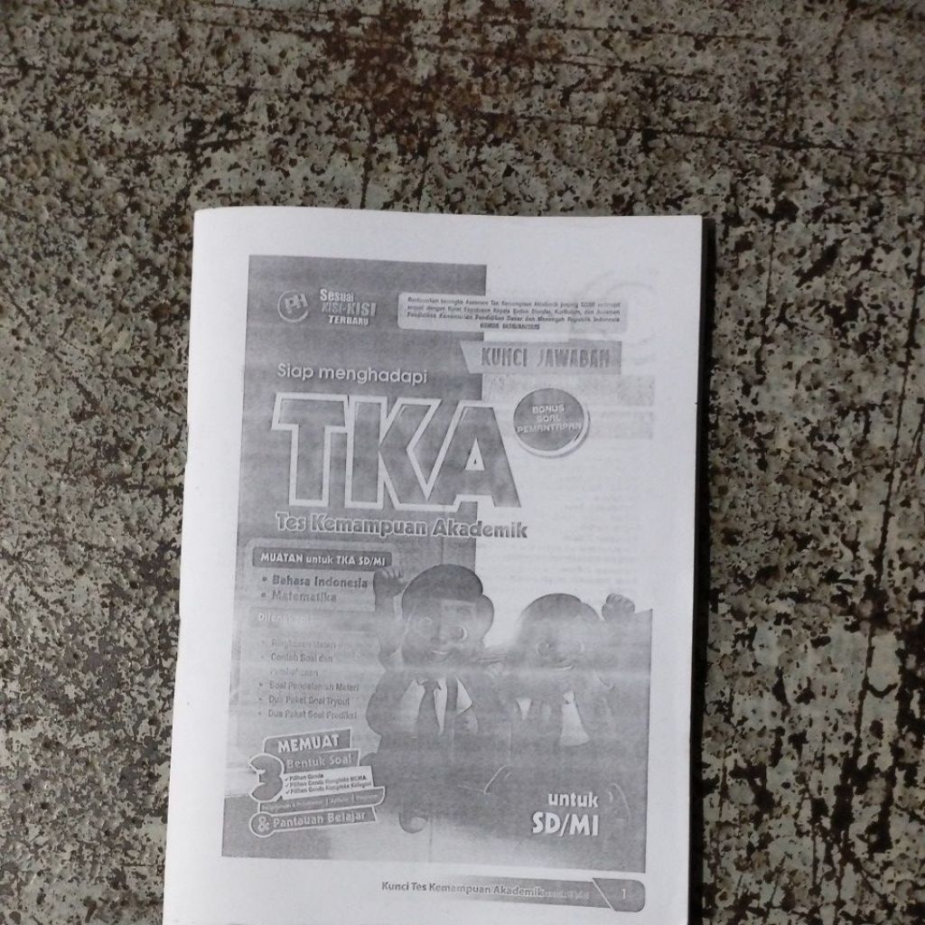 KUNCI Siap Menghadapi TKA SD PUSTAKA PERSADA (PH)