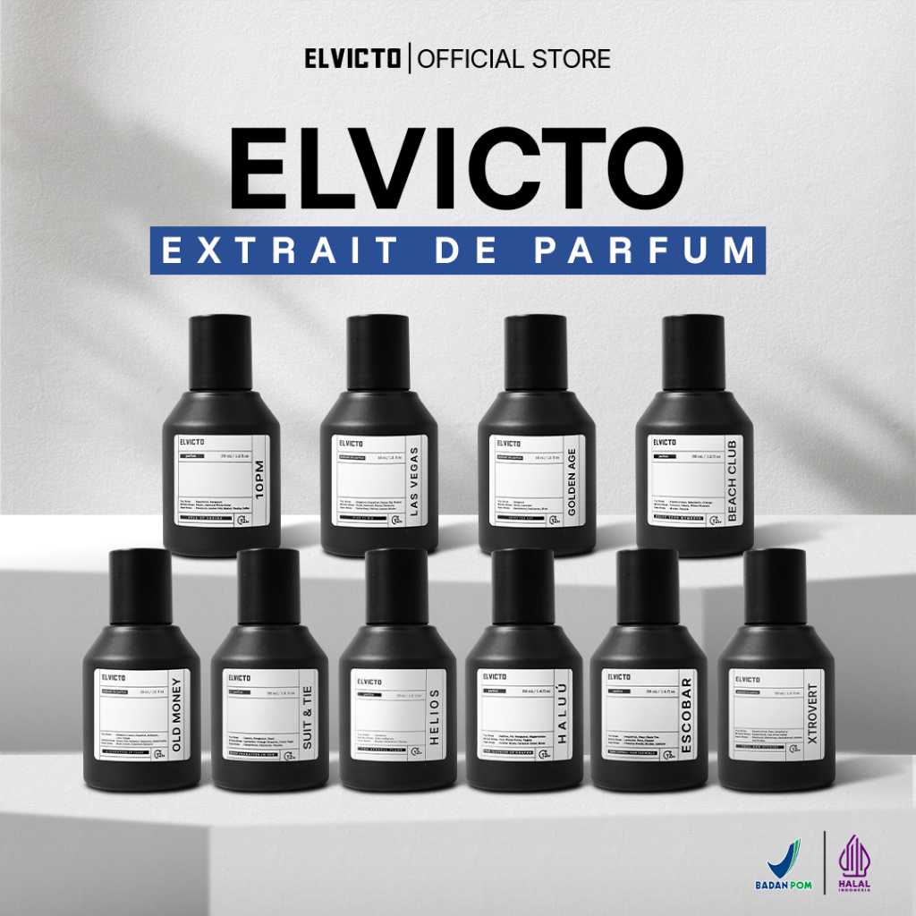 ELVICTO EXTRAIT DE PARFUM 35ml | Extrait de Parfum Minyak Wangi Tahan Lama Parfum Unisex Parfum Pria
