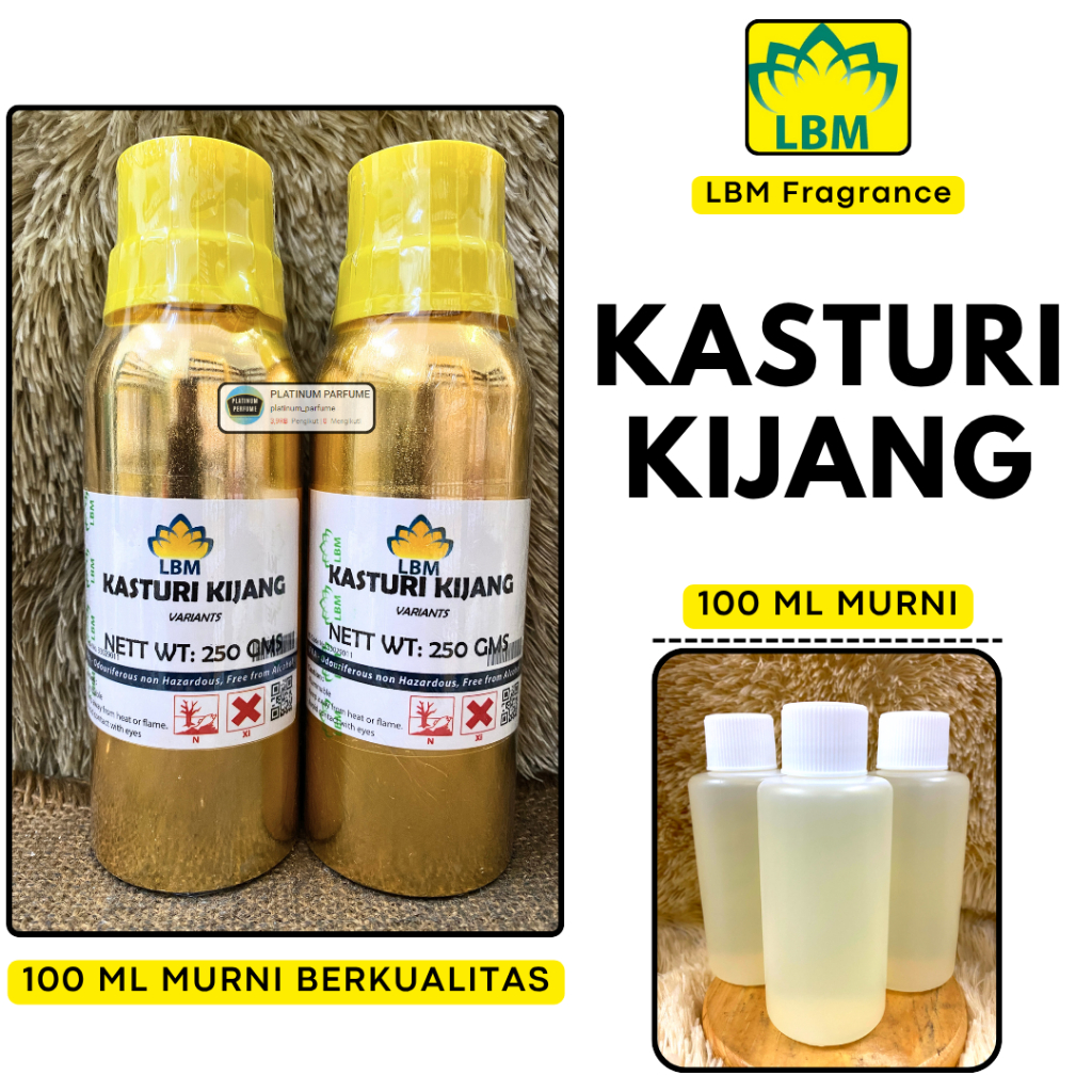 Parfum KASTURI KIJANG 100 ML  Bibit Parfum LBM FRAGRANCE / Bibit Parfum Original Kasturi Kijang / PA
