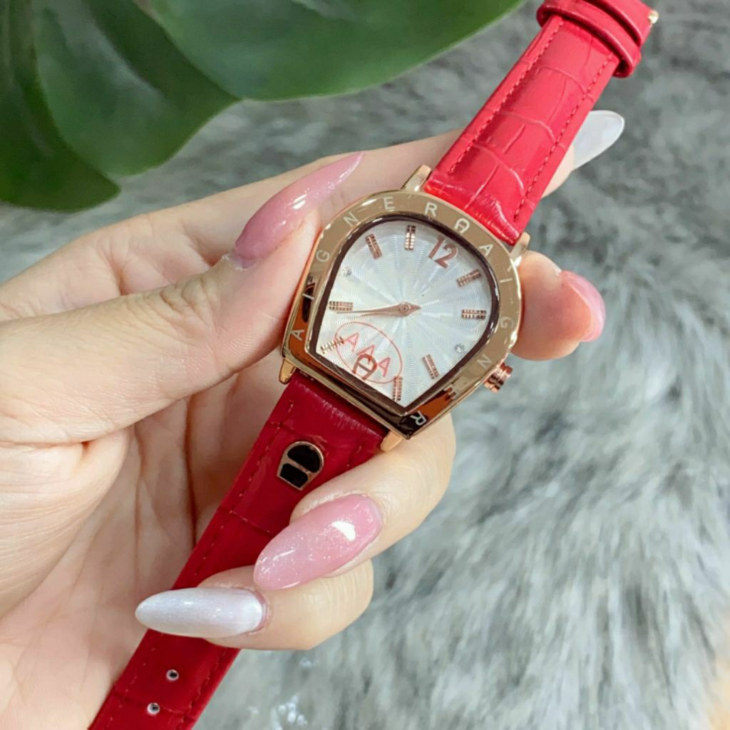 JAM TANGAN WANITA AIGNER TALI KULIT SUPER ELEGAN - JAM TANGAN WANITA TALI KULIT