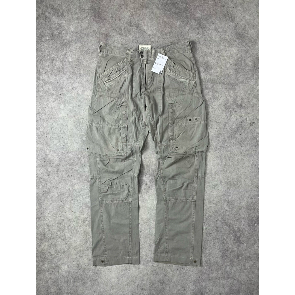 AVIREX greywashed cargo pants