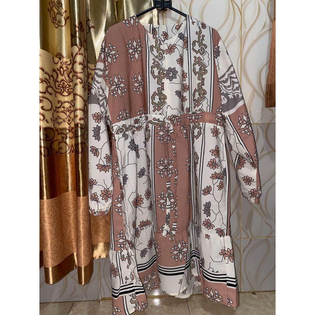 preloved Tunik bunga