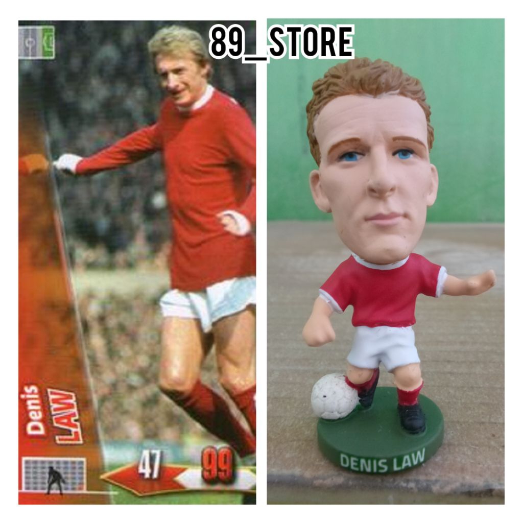 Figure Custom Repaint Denis Law Manchester United Legend