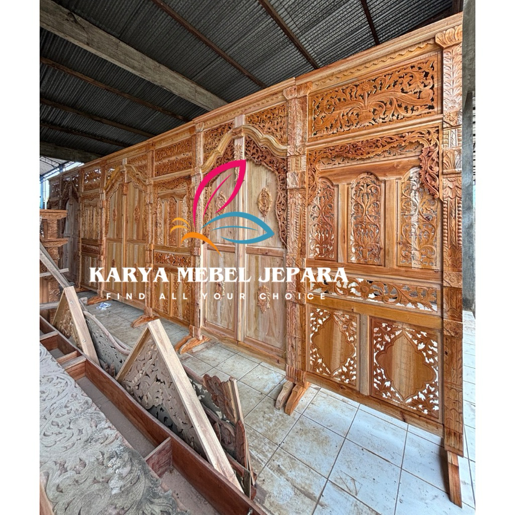 GEBYOK 8 m (PINTU 3 + SAYAP 4)