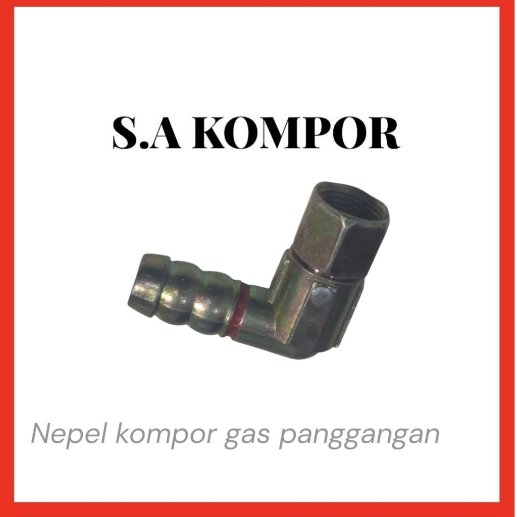 ORIGINAL  NEPEL KOMPOR GAS PANGGANGAN SAMBUNGAN SELANG KOMPOR