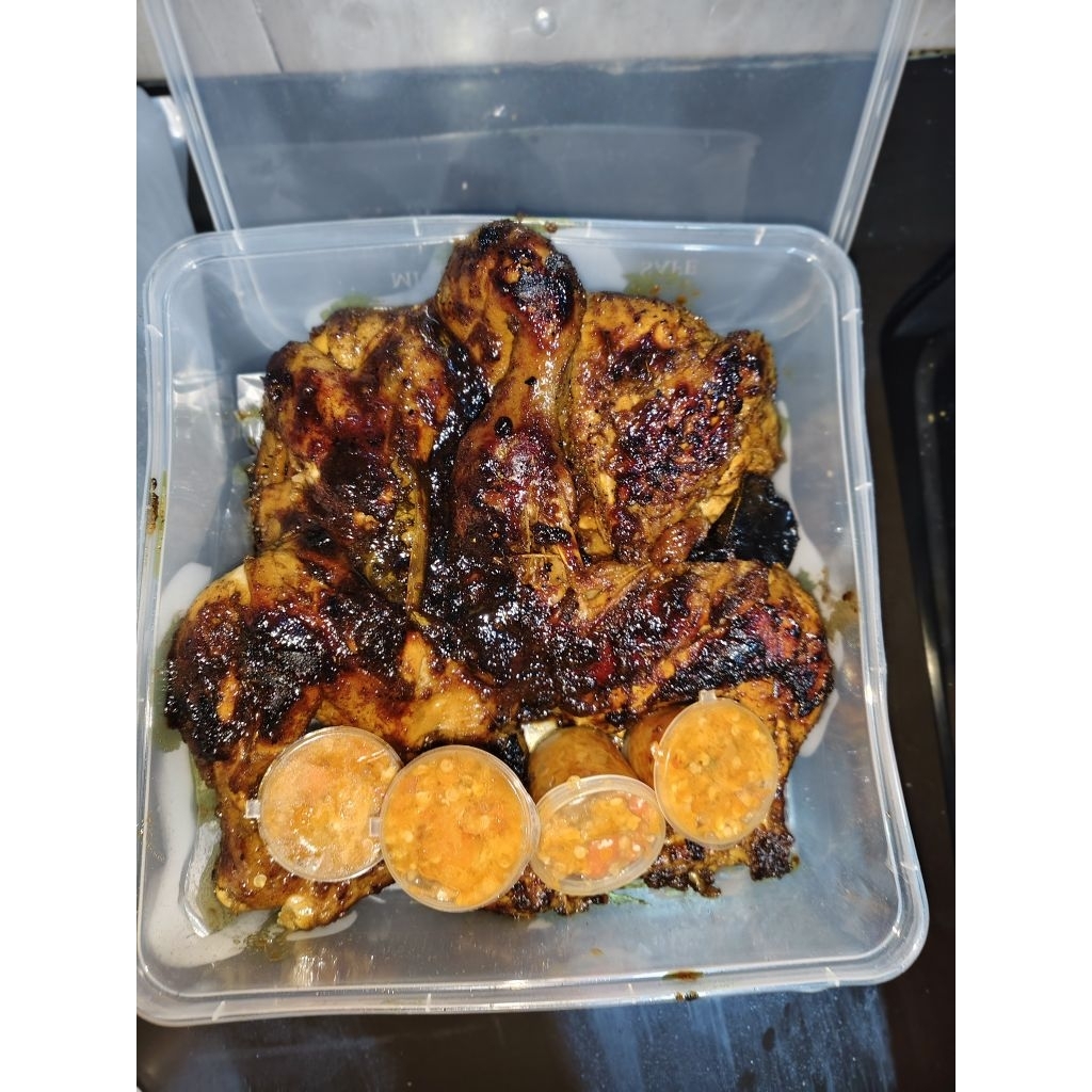 Ayam bakakak bakar dapur teh chacha