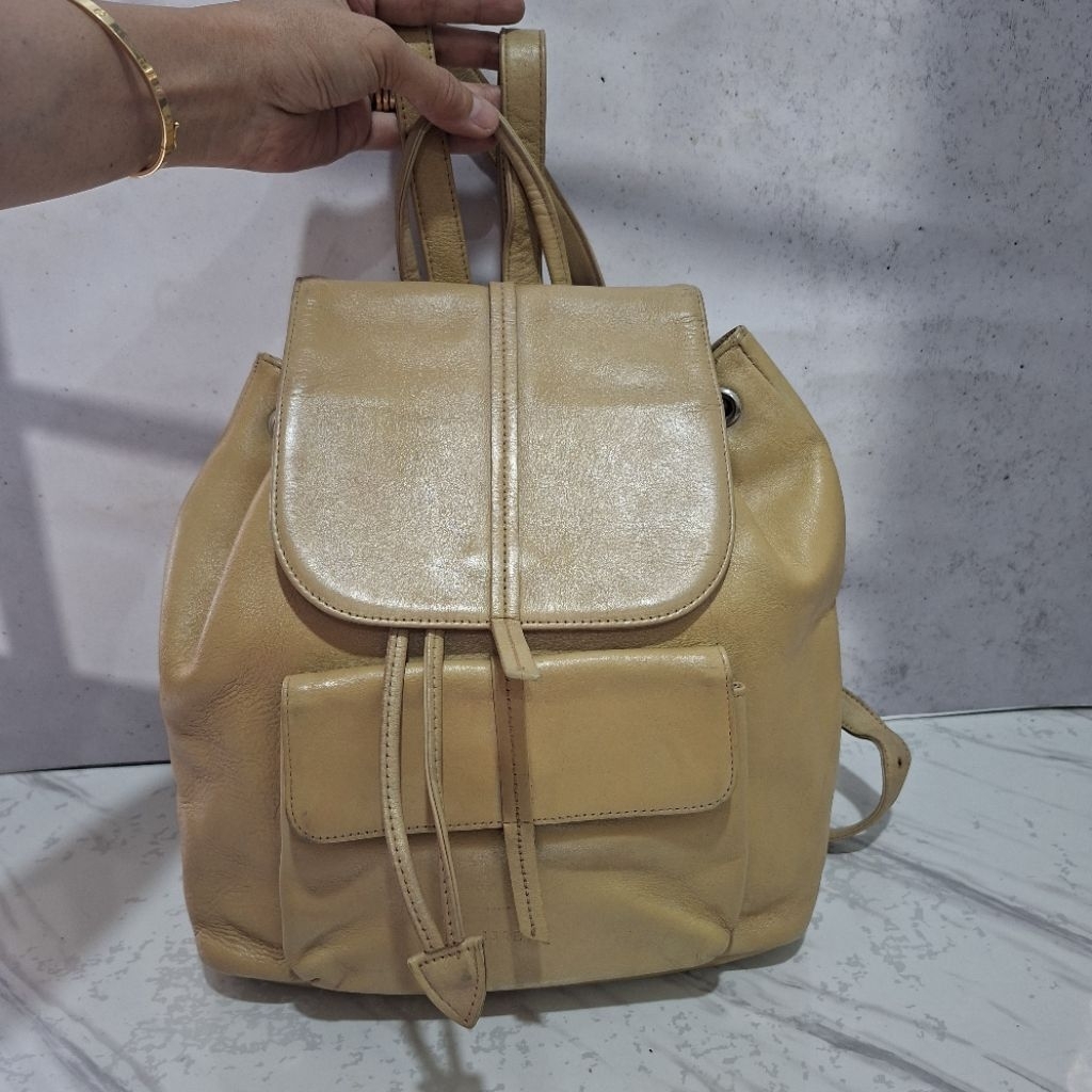 Tas Preloved Ransel Backpack Serut Ssamzie Fashion