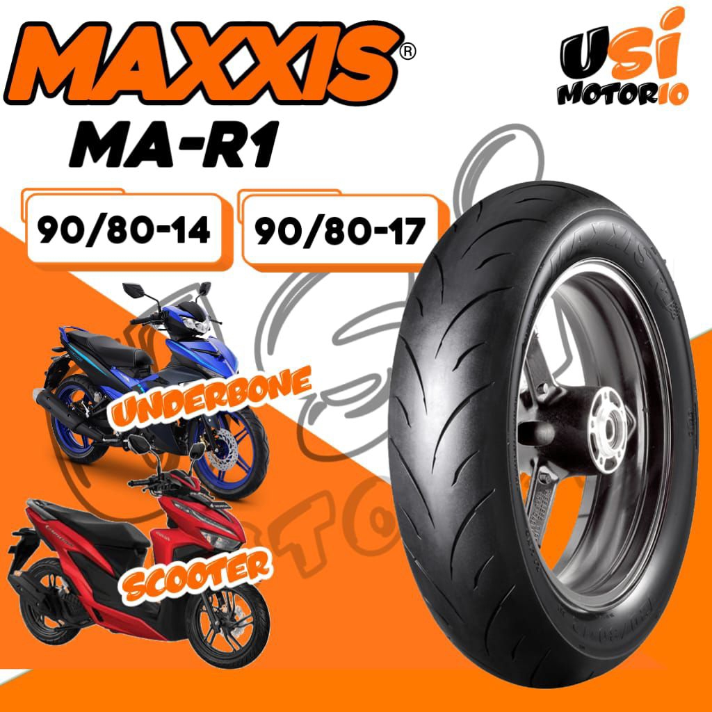[ MAXXIS MA-R1 ] BAN MAXXIS 90/80-14 MA-R1 COUMPOND TUBLES
