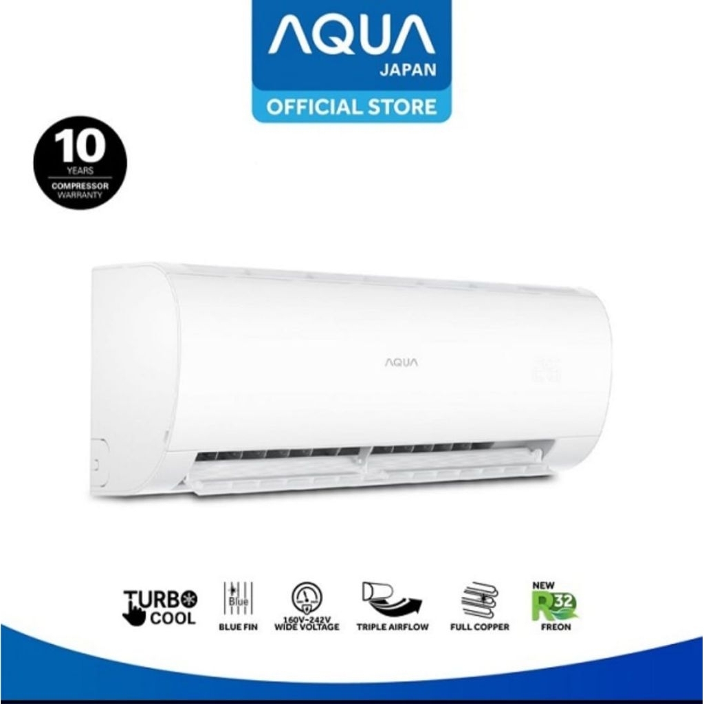 AC 2 PK AQUA + Paket pasang