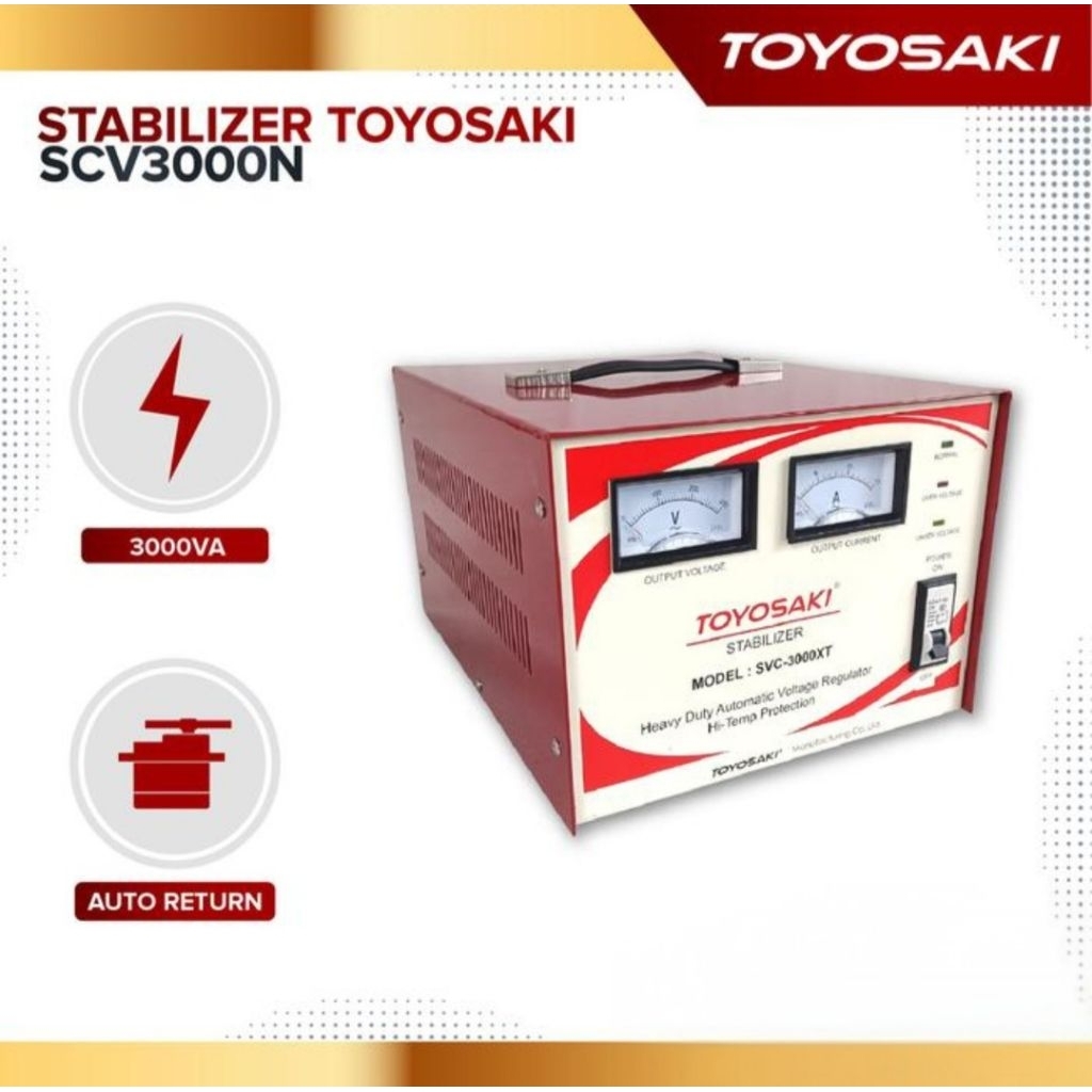Stabilizer 3000 Watt Toyosaki SVC-3000XT