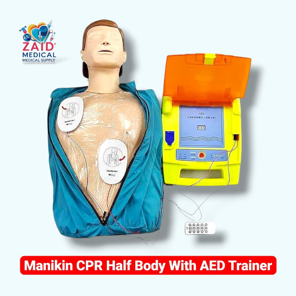 Manikin CPR Half Body With AED Trainer/ Manikin CPR Dengan AED