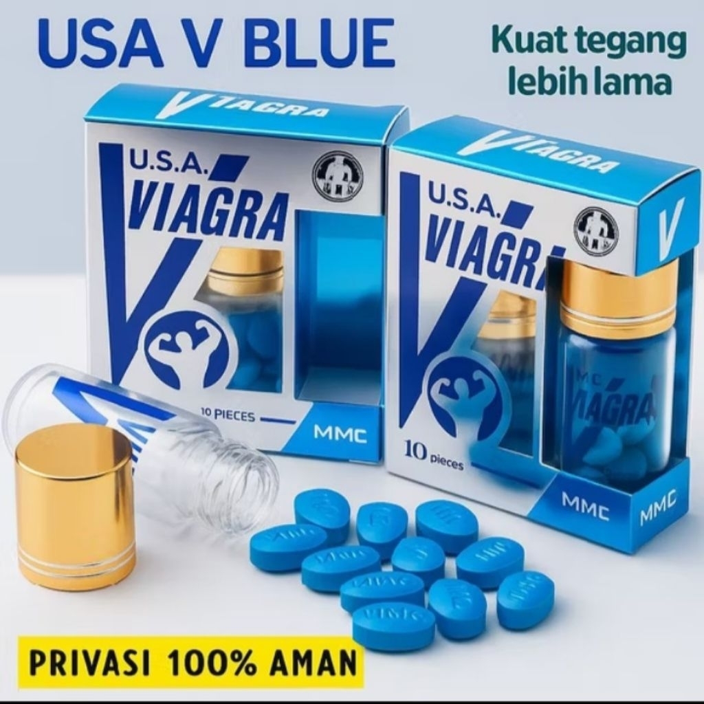 Viagra Mmc Original Pil Biru Asli import USA Obat kuat Pria Dewasa tahan lama