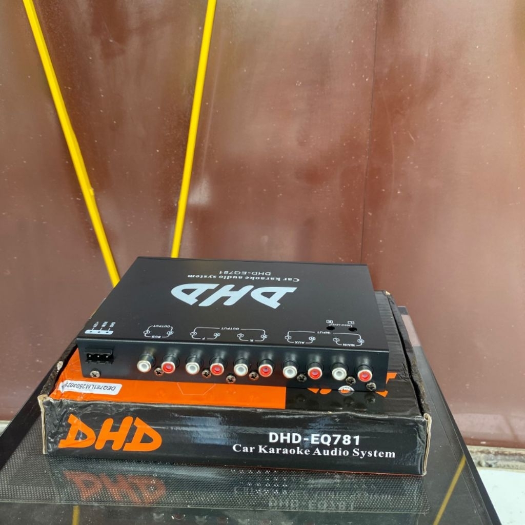 parametrik equalizeer preamp karaoke mobil DHD