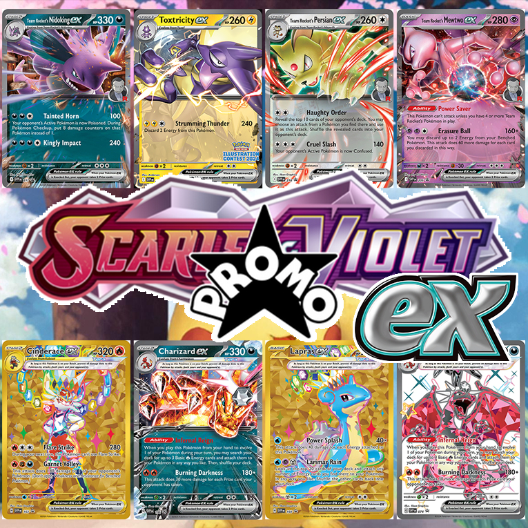 KARTU Pokemon TCG Hologram SPECIAL ex - SCARLET VIOLET PROMO (SVP)