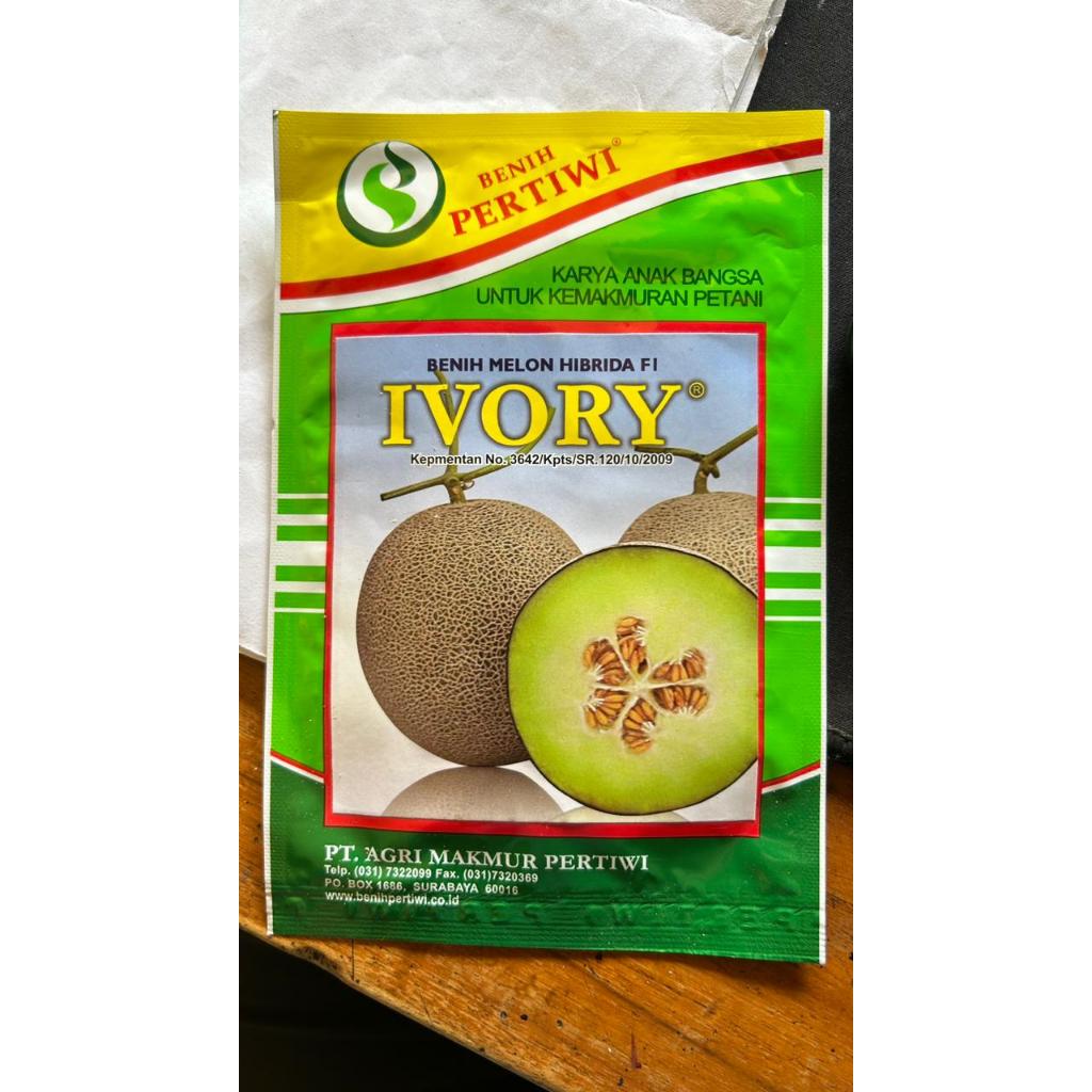 Benih Melon Ivory F1 Pertiwi Tahan Virus