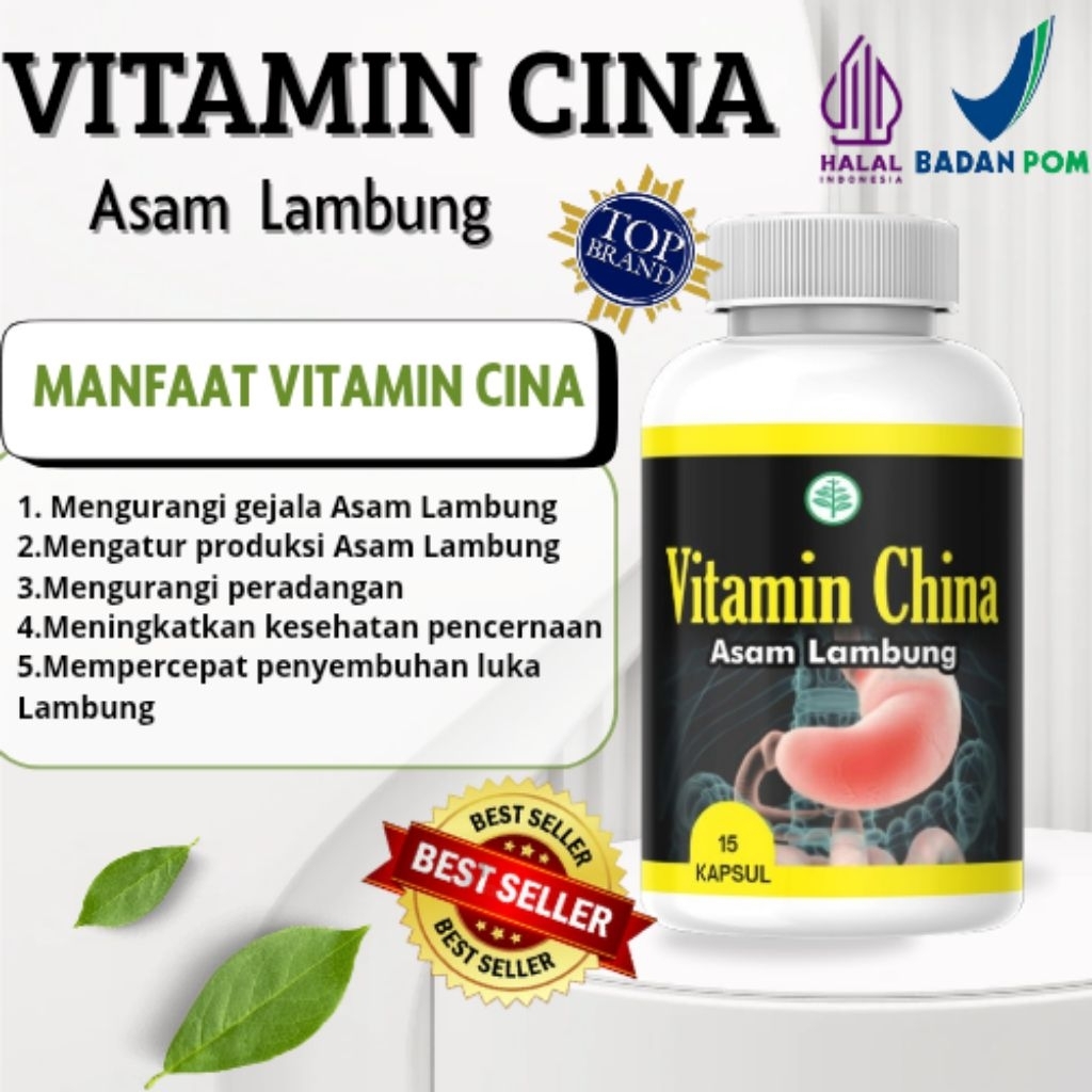 VITAMIN CINA ASAM LAMBUNG - Original yang terpercaya mengobati asam lambung dan maag