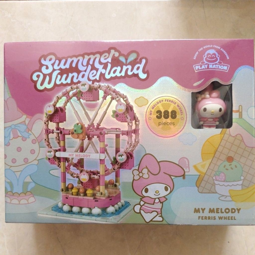play nation summer wonderland hello kitty donut ship my melody Ferris wheel sanrio characters candy 