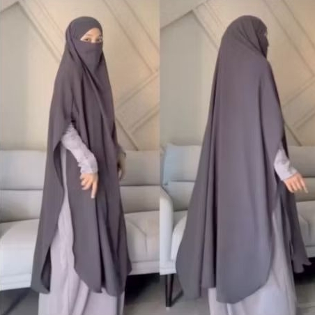 Safa French Khimar XL Long Oval by Tsurayya preloved