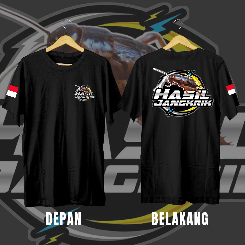 KAOS TSHIRT HASIL JANGKRIK//KAOS BUDIDAYA JANGKRIK