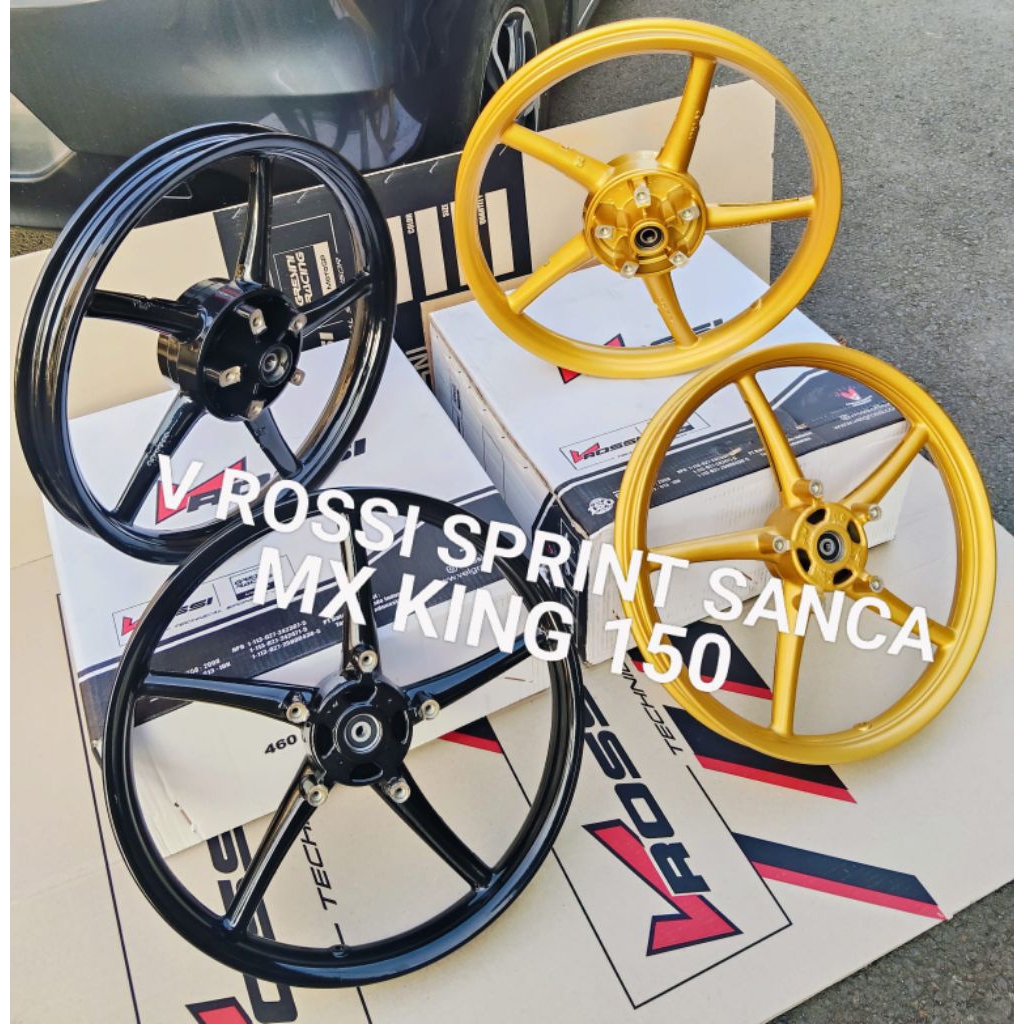 VELG PELAK RACING V ROSSI SPRINT SANCA PALANG 5 MODEL RCB PNP MX KING 150 V1 MX KING 150 V2