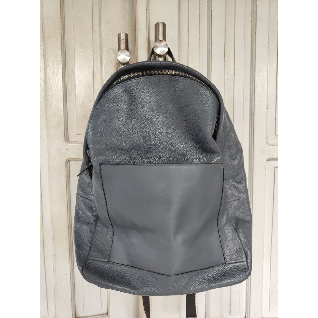 ZARA Man Leather Look Backpack (Ori)