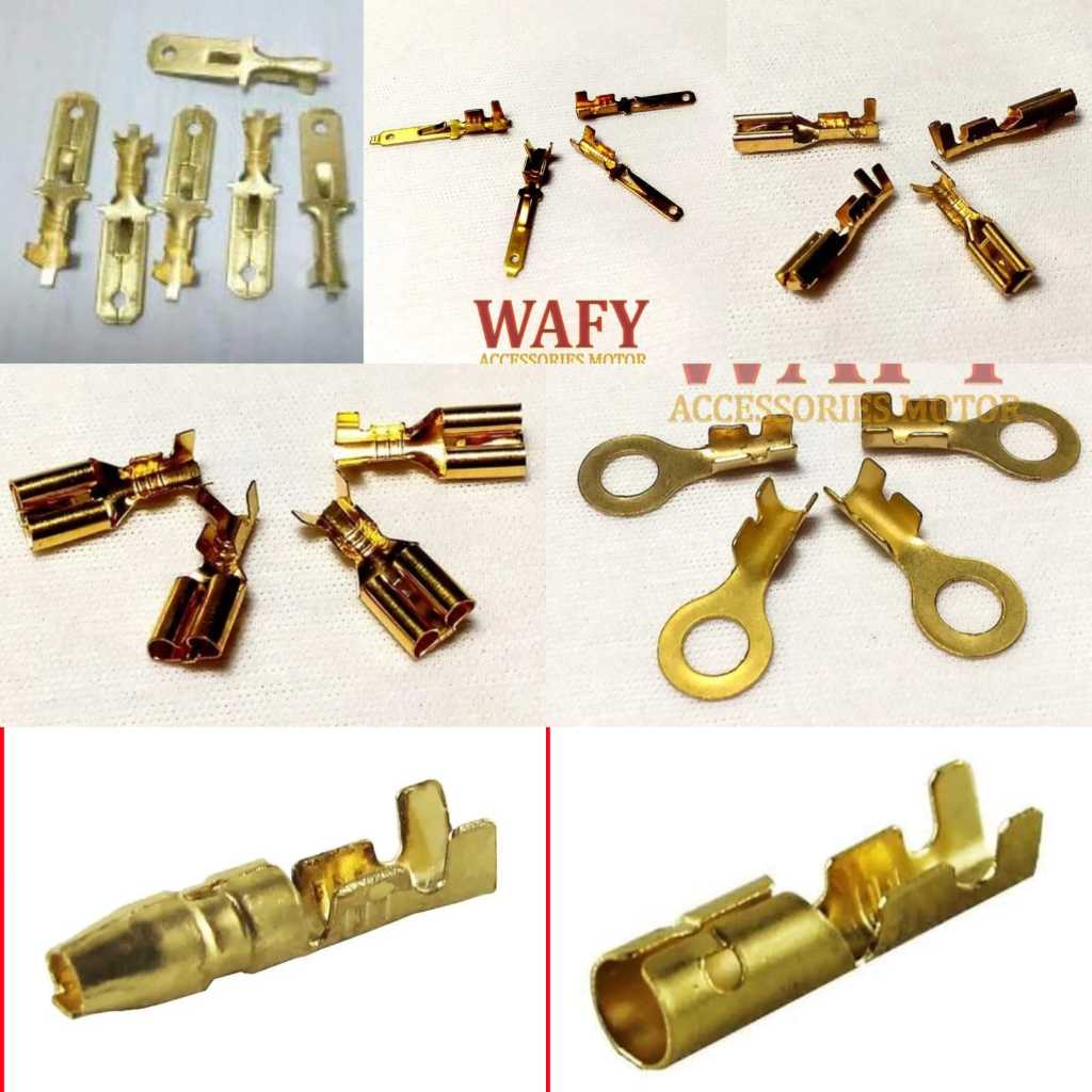 Skun Sambungan Kabel Skun Aki Skun Sein Skun Klakson Part Kelistrikan Motor Universal