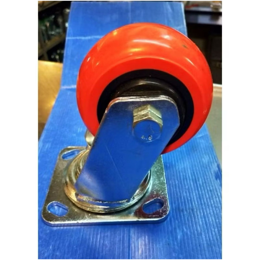 Roda Troli 8 inch RHJ-TW. bahan PU-ball bearing