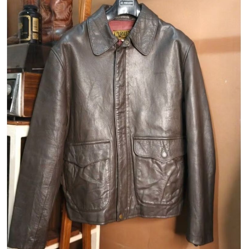 Wested Leather Co Indiana Jones Harrison Ford Adventure Jacket X Jaket Kulit Avirex Harley Davidson 