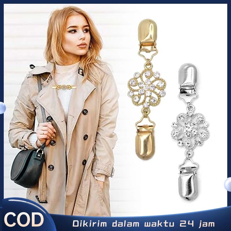 Klip Cardigan Paduan Penjepit Cardigan Jepitan Cardigan Shawl Clip Klip Outer