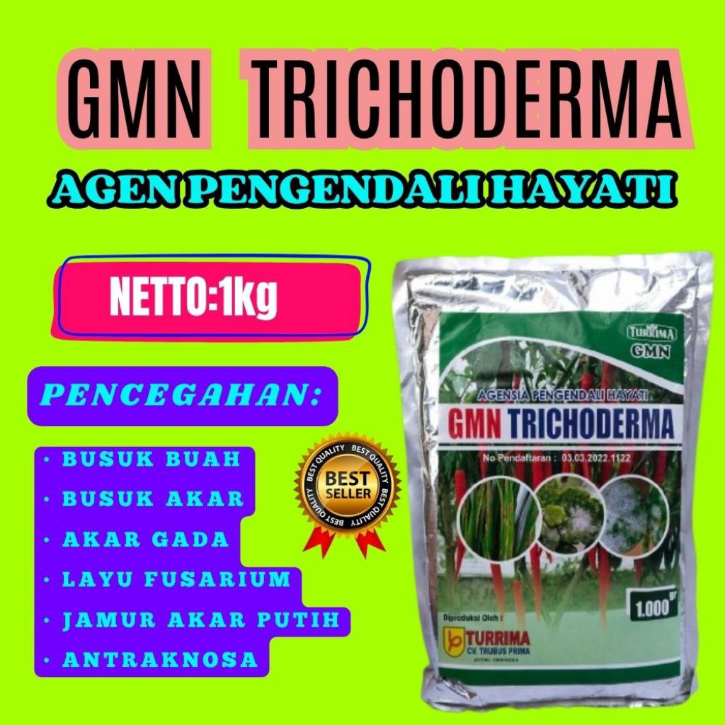 ANTI LAYU  GMN Trichoderma Fungisida  GMN Trichoderma Fungus Isi 1kg